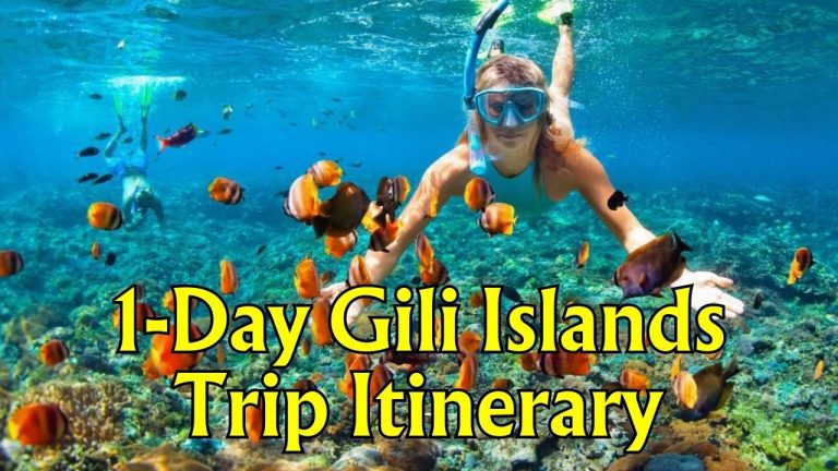 1-Day Gili Islands Trip Itinerary