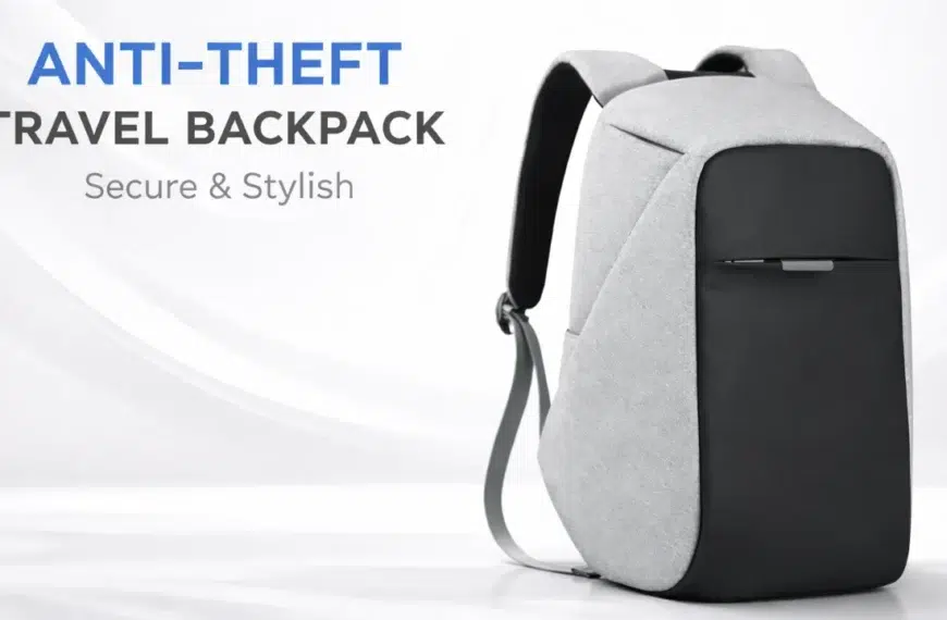 Anti Theft Travel Backpack for safe trip