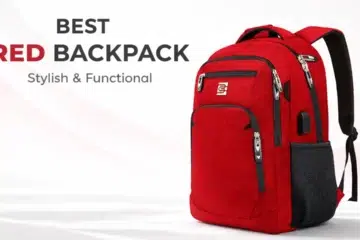 Best red and black backpack stylish laptop compatibility