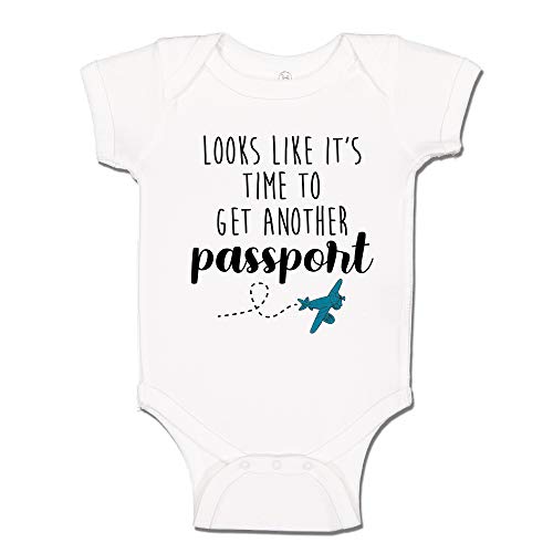 Travel Pregnancy Announcement Baby Bodysuit