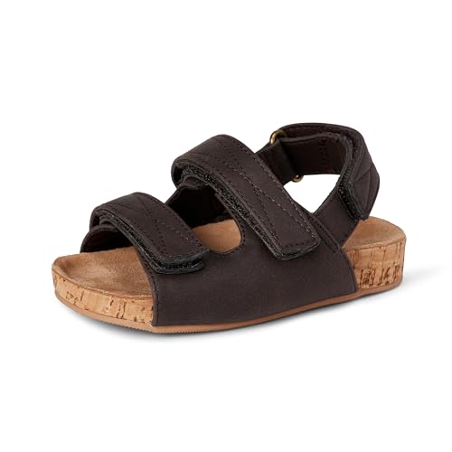 Amazon Essentials Boys' Velcro Cork Sandals