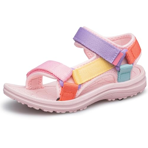 vibdiv Girls Adjustable Sport Sandals