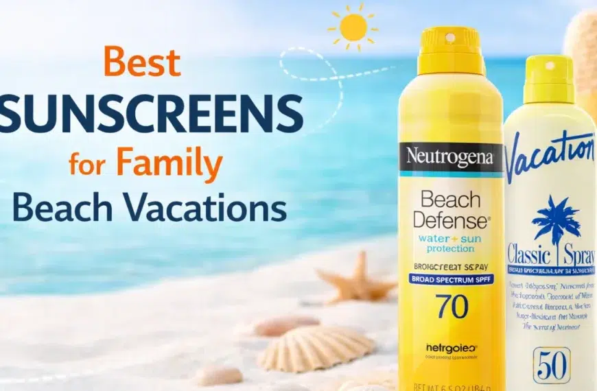 Best Sunscreens for Family Beach Vacations 2026