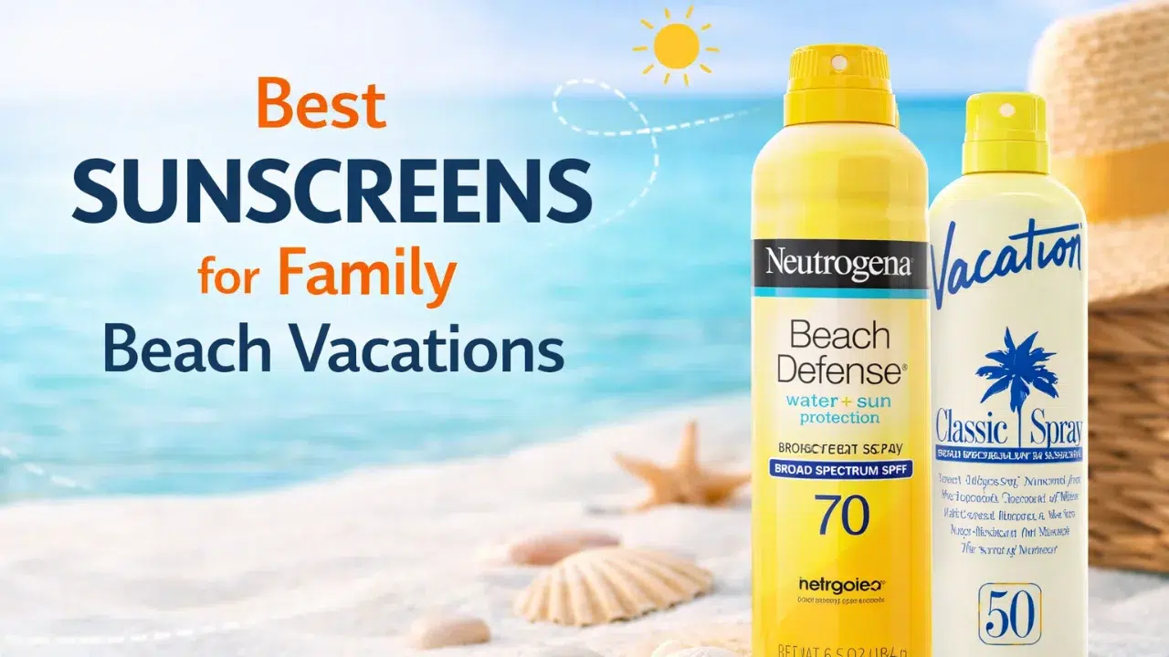 Best Sunscreens for Family Beach Vacations 2026