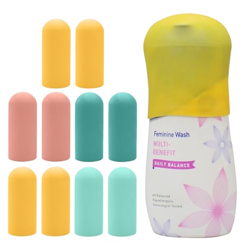 TRANOMOS 10 Pack Silicone Bottle Covers Travel Essentials for Women Men, Beach Vacation Essentials, Travel Size Toiletries Accessories, Cruise Ship Essentials 2025, Must Haves, Leak Proofing