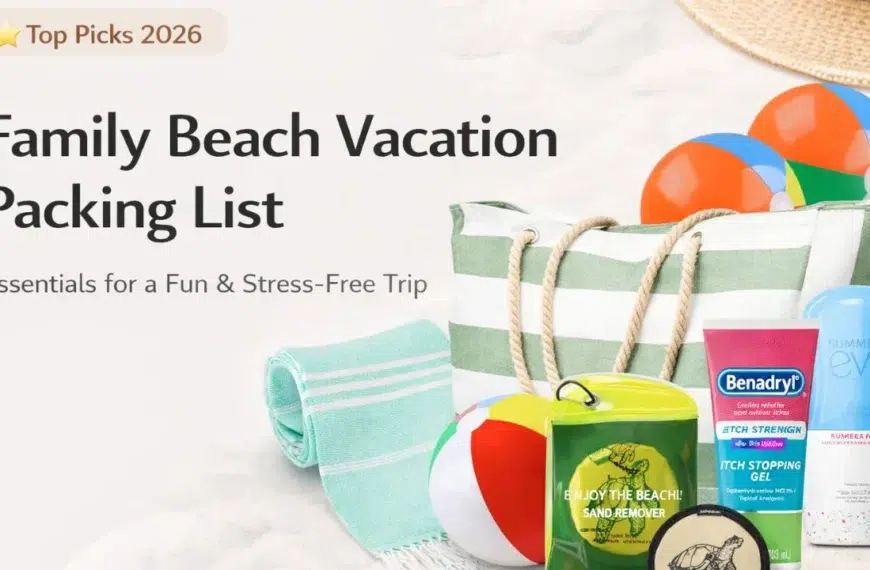 Family Beach Vacation Packing List 2026
