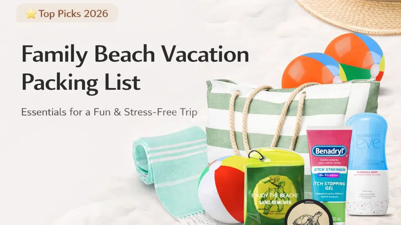 Family Beach Vacation Packing List 2026